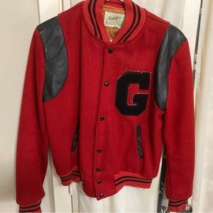 Boys University of Georgia boys size 18 vintage 1976 letter jacket.